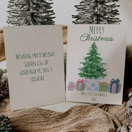 Árbol de Navidad Verde y Quirky presenta no foto