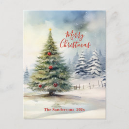 Árbol de Navidad Vintage de hoja perenne