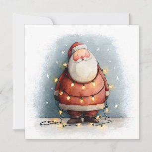 Árbol de Navidad Vintage Retro Simple Santa Claus 