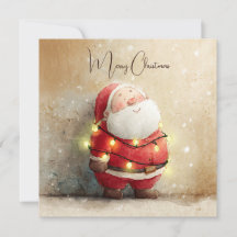Árbol de Navidad Vintage Retro Simple Santa Claus