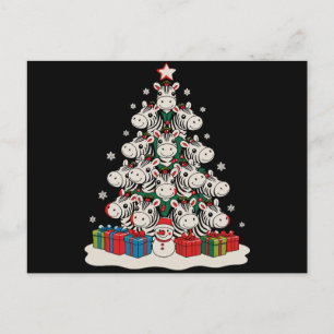 Árbol de Navidad Xmas Vacaciones Familia Cebra