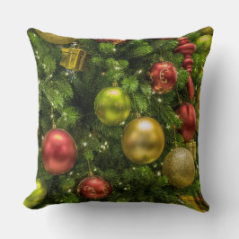 Árbol de Navidad y Cojín decorativo de Ornamentos