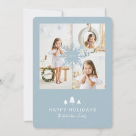 Árbol de Navidad y copo de nieve de papel Kraft 3 