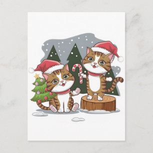 Árbol de Navidad y Gato 2025