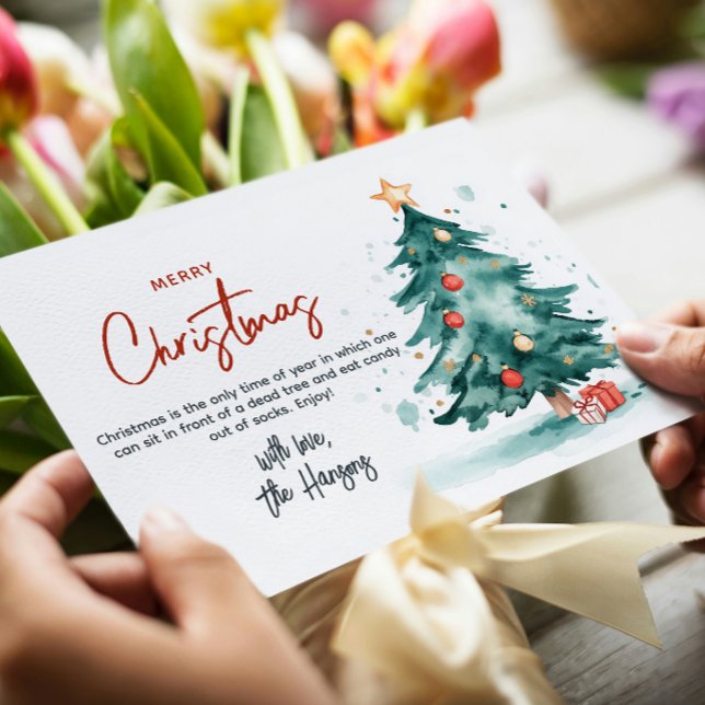 Árbol de Navidad y presenta Feliz Navidad (Subido por el creador)