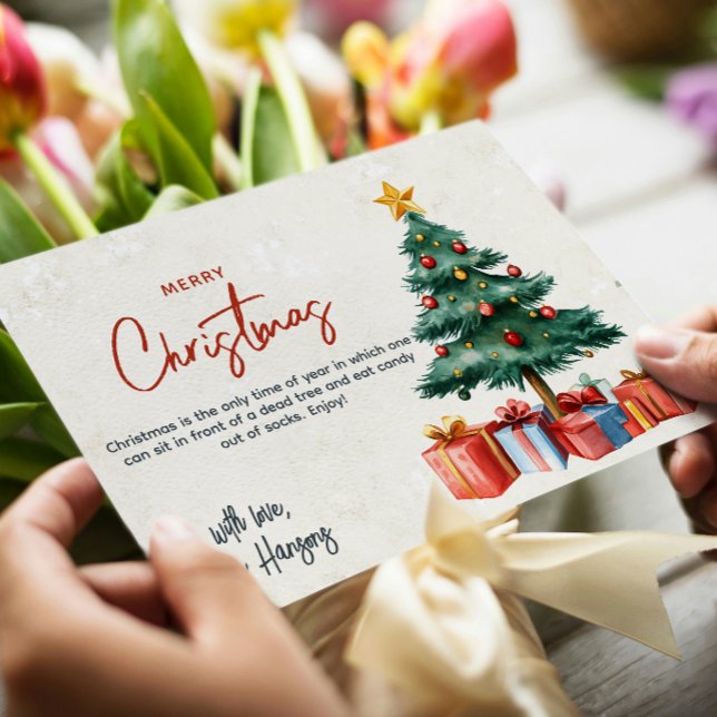 Árbol de Navidad y presenta Personalizado de Feliz (Subido por el creador)