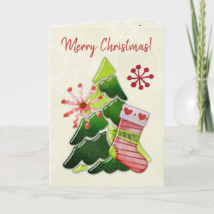 Árbol de Navidad y Whimsey aleteado