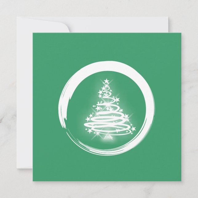 Árbol de Navidad Zen Blanco (Anverso)