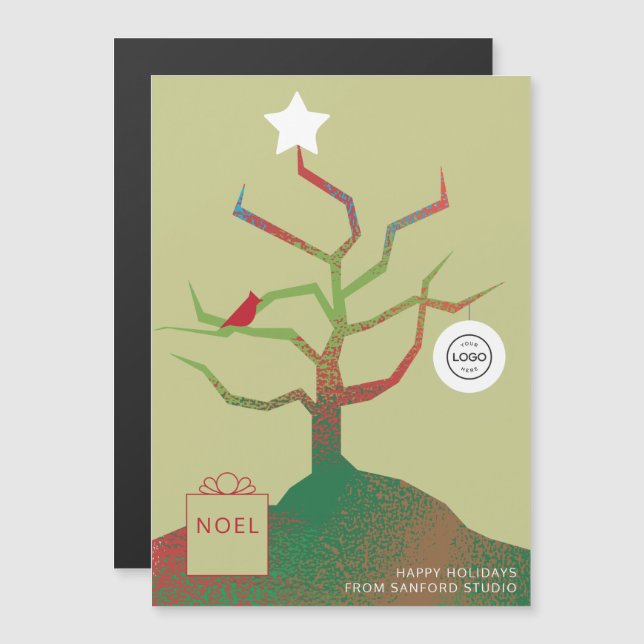 Árbol de Navidades corporativos de arte (Anverso/Reverso)