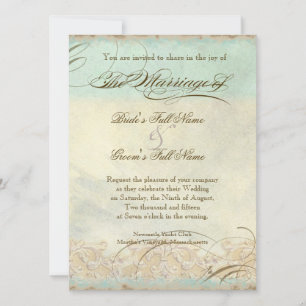Árbol de oliva toscano en Swirl - Invitación a la 