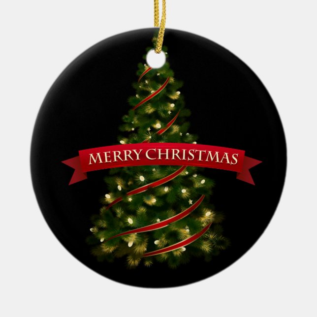 Árbol de ornamentos de Navidad (Frente)