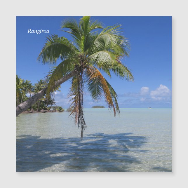 Árbol de palma de Rangiroa (Anverso)