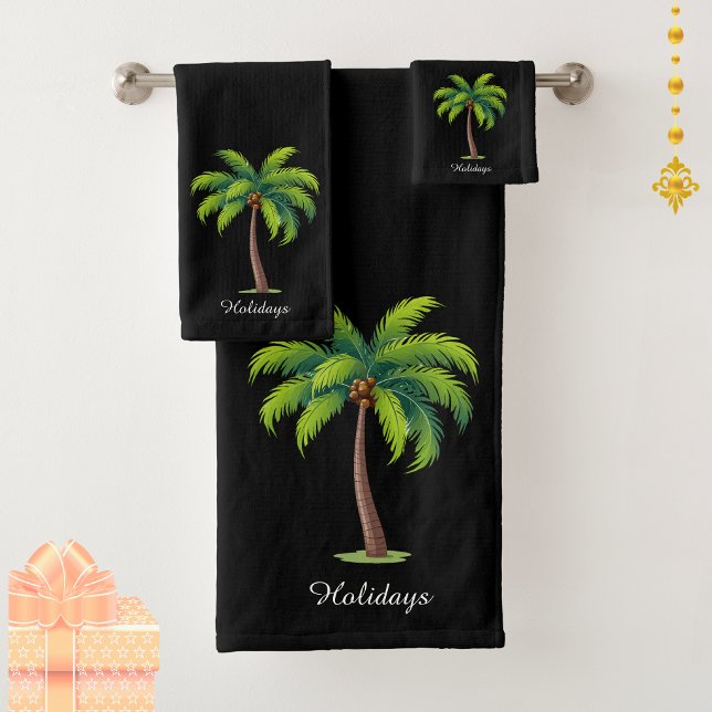 Árbol de palma verde personalizado moderno y escri (Subido por el creador)