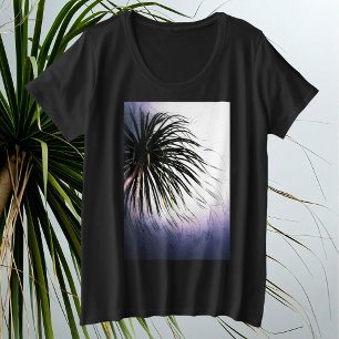 Árbol de palmas de viento tropical