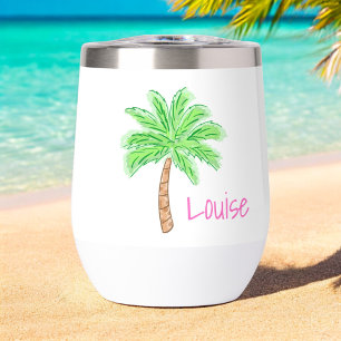 Árbol de palmas preppy personalizado