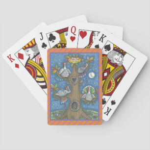 ÁRBOL DE PAVO, CARTAS DE JUEGO DEL GOLPEADOR DEL D