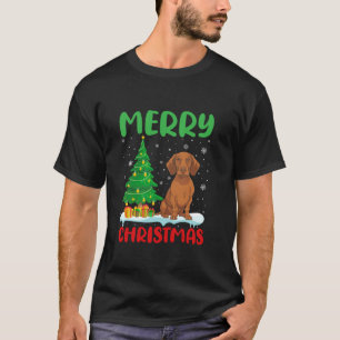 Árbol de perro de Vizsla Navidad Hombres sudaderas