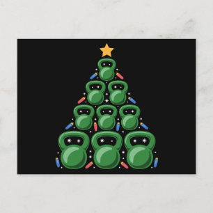 Árbol de pesas rusas de Navidad gimnasio fitness e