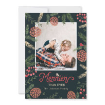 Árbol de Piña | Fiesta de Navidad | Tarjeta de Fot