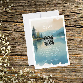 Árbol de pino acuático escénico Lakeside RSVP