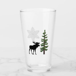 Árbol de pinos de copos de nieve de vacaciones rus