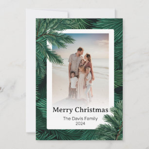 Árbol de pinos de fotos de la familia navidad de M