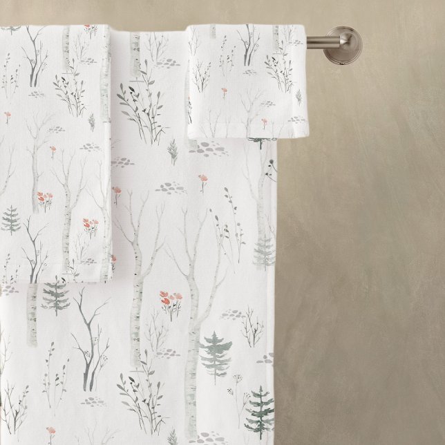 Árbol De Pinos De Invierno Rústico (Subido por el creador)