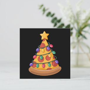 Árbol de Pizza Luces de Navidad Familia Amante de 