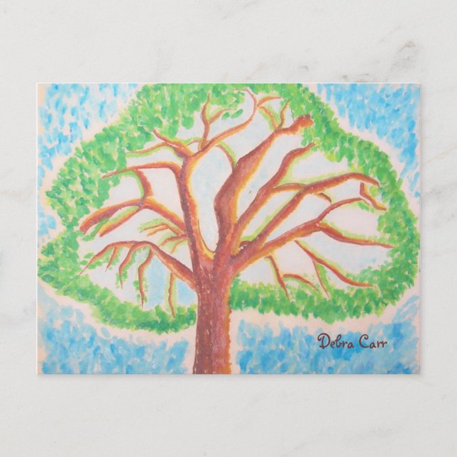 Árbol de postales de vida (Anverso)
