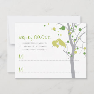 Árbol de Punto Polka con Aves Amadas RSVP