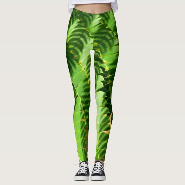 Árbol de seda persa deja leggings (Anverso)