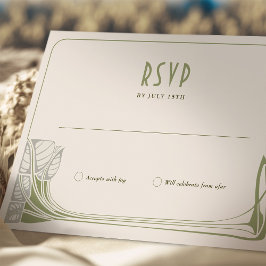 Árbol de tarjetas RSVP en Bloom Mackintosh Art Nou