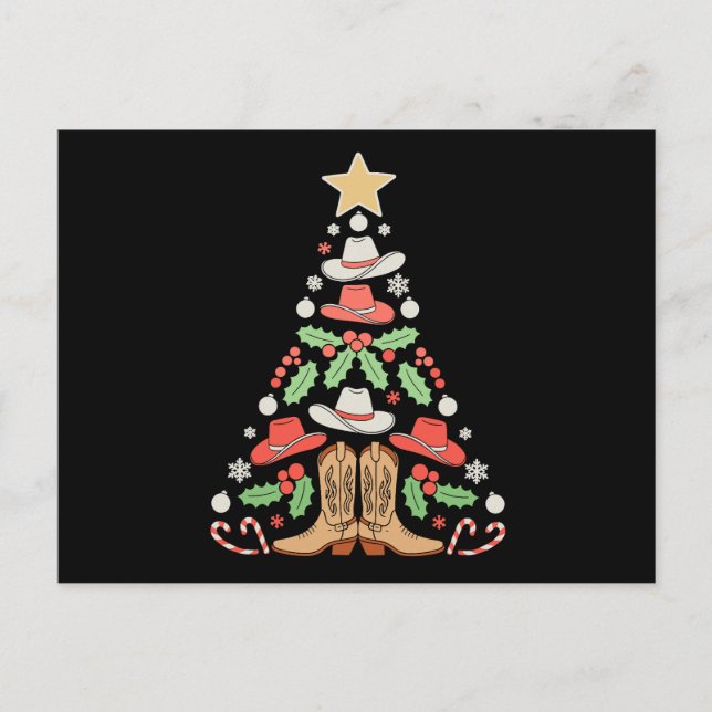 Árbol de Vaquero de Navidad Botas Bailarinas de Na (Anverso)