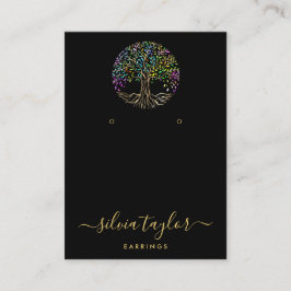 Árbol de vida Árbol espiritual Tarjeta de Negocio 