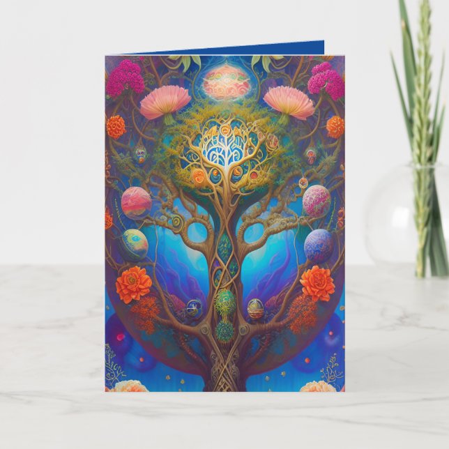 Árbol de vida | CUALQUIER EVENTO | Invitación | Sa (Anverso)