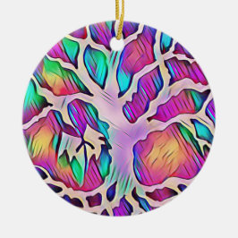 Árbol de vida de adorno navideño personalizado