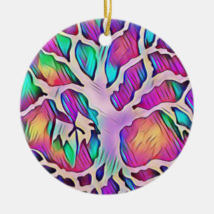 Árbol de vida de adorno navideño personalizado