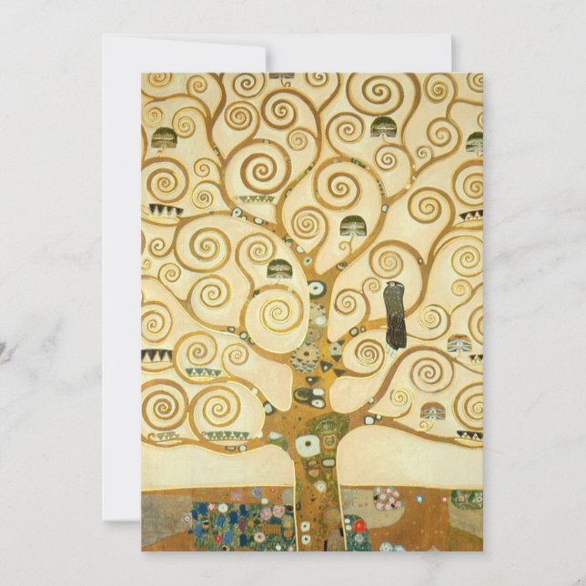 Árbol de vida por Gustav Klimt (Anverso)