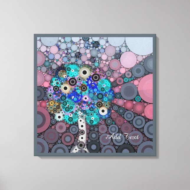 Árbol de vida Regalo de arte esotérico personaliza (Anverso)