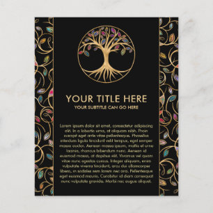 Árbol de vida - Yggdrasil - hojas de colores