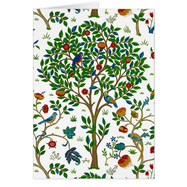 Árbol de William Morris del modelo de la vida, (Frente)