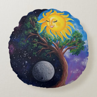 Árbol de Yin Yang de la almohada de la vida