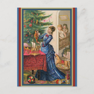 Árbol decorativo de la tarjeta de comercio de Vict
