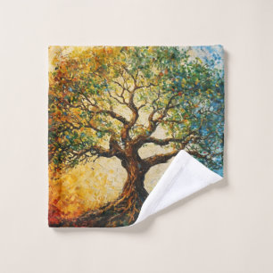 Árbol del conocimiento - Pintura de petróleo