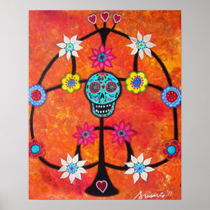ÁRBOL DEL DÍA DE LA VIDA DE LOS POSTERS MUERTOS