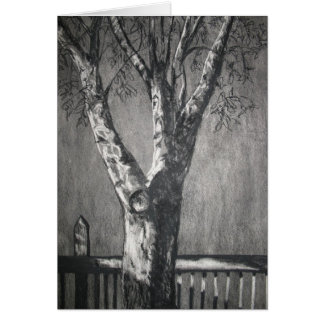 Árbol del invierno - carbón de leña