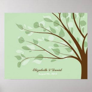 Árbol del libro de visitas boda