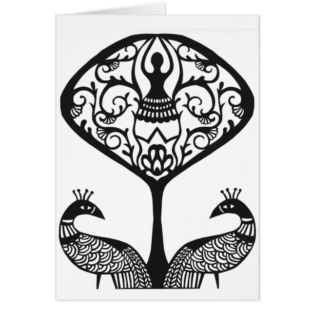 "Árbol diseño del papercut de la vida" de Jennifer (Frente)