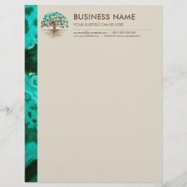 Árbol dorado de la vida - hojas de yggdrasil - mal