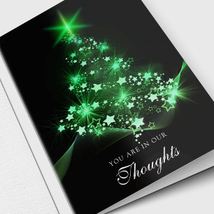 Árbol esmeralda del navidad el de las tarjetas